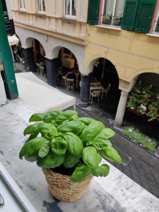Vista sul carruggio, centro storico di Chiavari Esterno foto